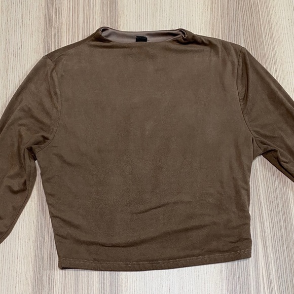 Windsor Tops - SOLD❤️‼️WINDSOR CROPPED LONG SLEEVE 🤎